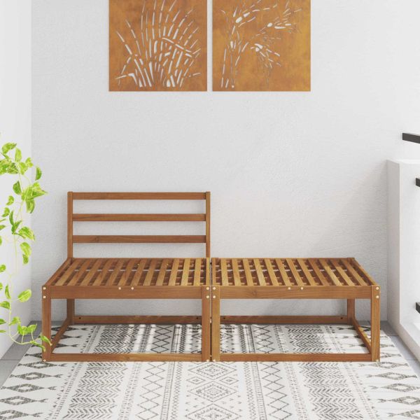 Секционен диван 2 Брой Естествен