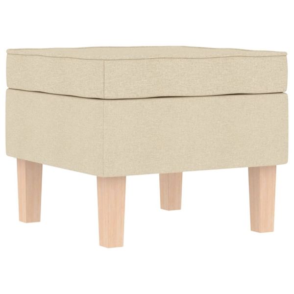 Люлеещ се стол с табуретка за крака, син, плат