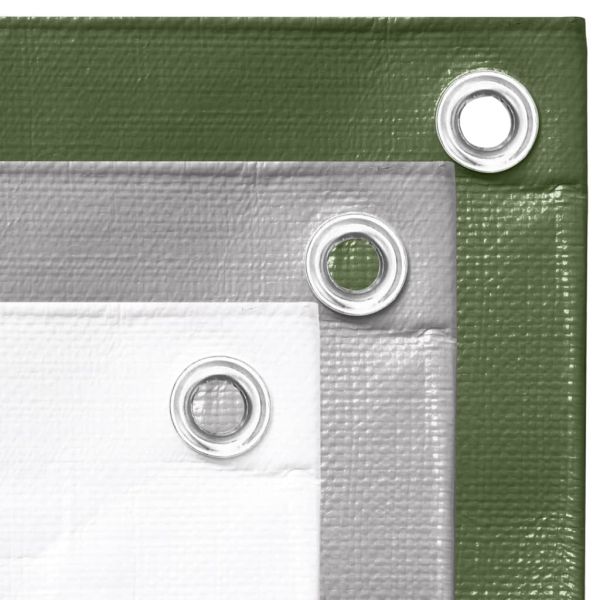 Брезент, 260 г/м², 3x5 м, зелен, HDPE