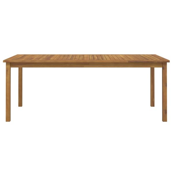 Градински трапезен комплект, 9 части, акациево дърво масив