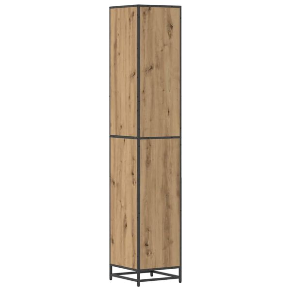 Комплект мебели за баня с рафт с врата Дъб 35 x 37,5 x 188,5 см