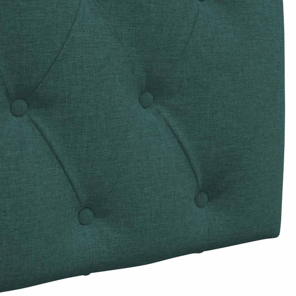Табла за легло висяща Тъмнозелено Текстил