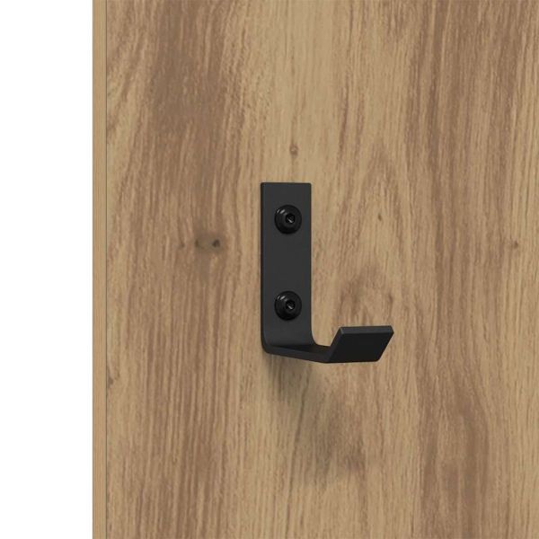 Стенен закачалка за палта Дъб 30 x 1,5 x 80 см Инженерно дърво