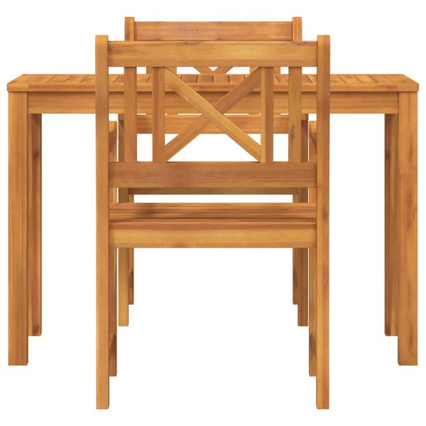 Комплект за хранене в градината 3 pcs Кафяво