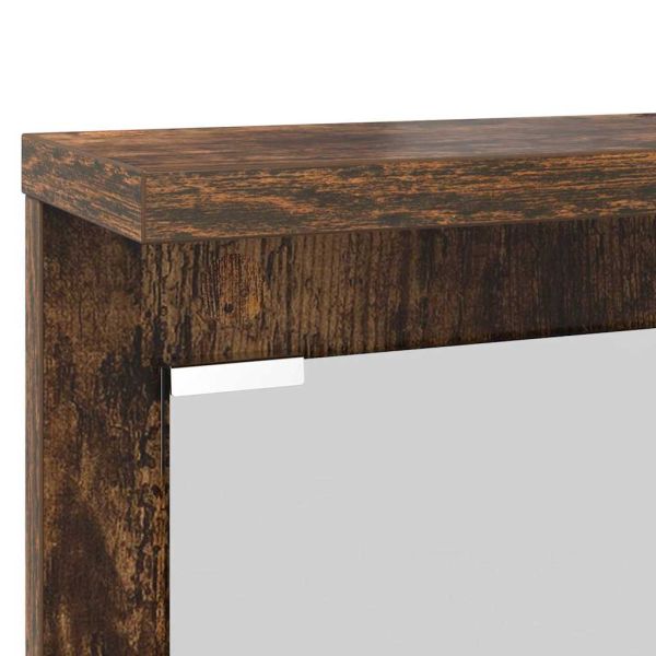Стенен закачалка за палта Монтиране на стена Опушен дъб