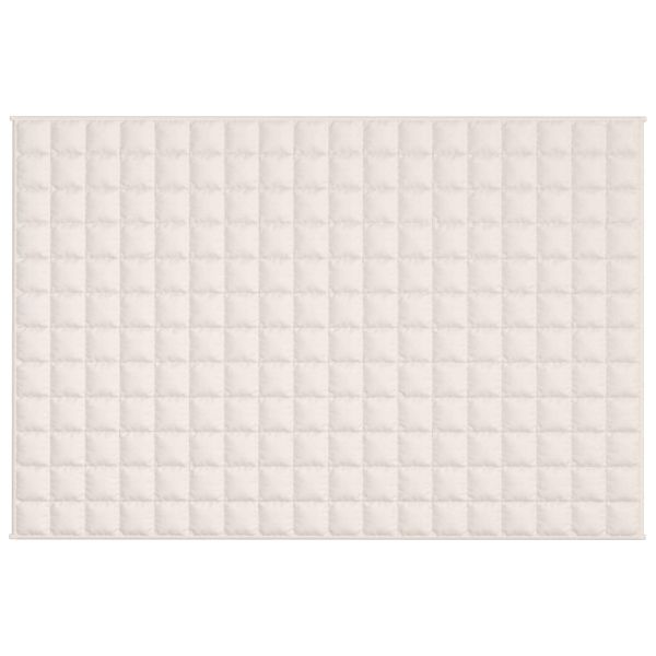 Утежнено одеяло светлокремаво 120x180 см 5 кг плат