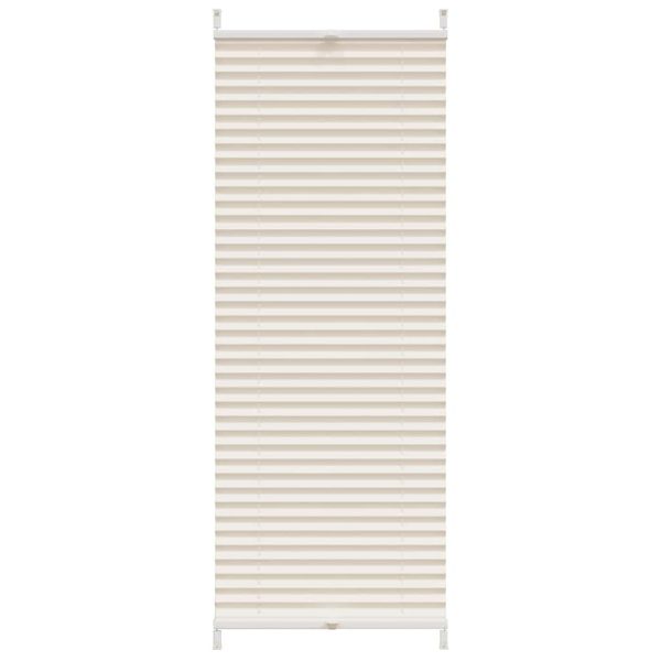 Плисирана щора 40 х 100 см, цвят крем