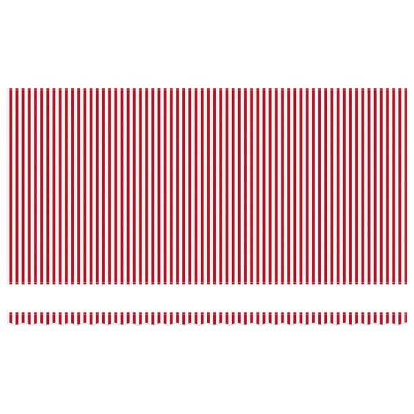 Сгъваем навес Червен и бял 600 ×350 cm текстил