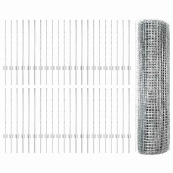 Сварена телена ограда с кол. 100 x 0,8 м (Ш x В)
