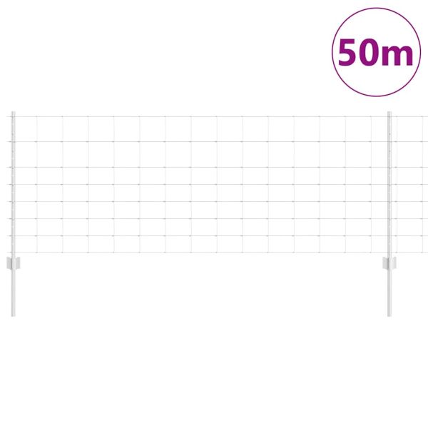 Див ограда с колове 50 x 0,8 м (Ш x В)