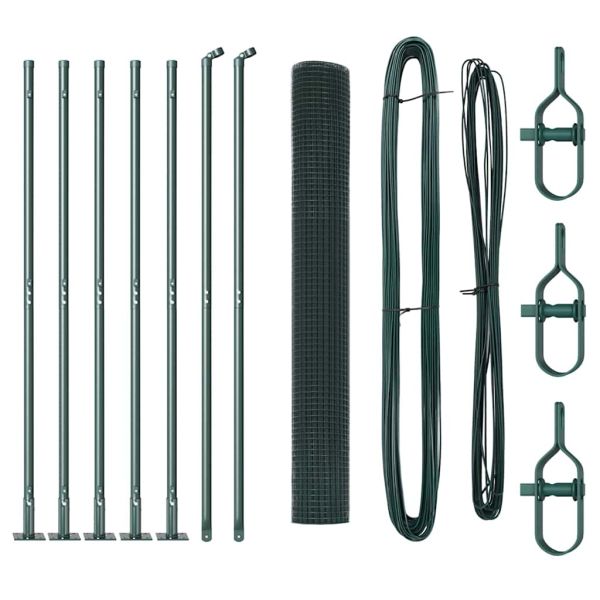 Стълб за ограда. Зелено