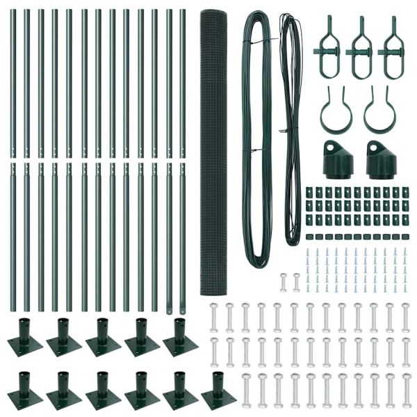 Стълб за ограда. Зелено