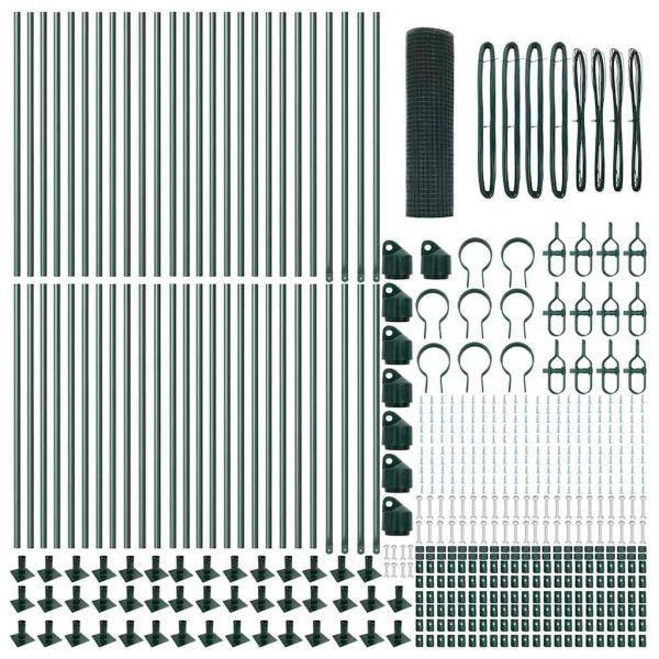 Стълб за ограда. Зелено