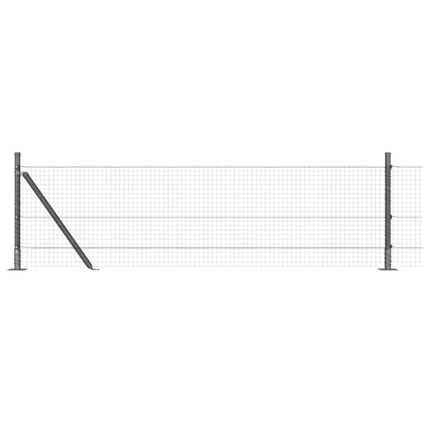 Стълб за ограда. Сиво