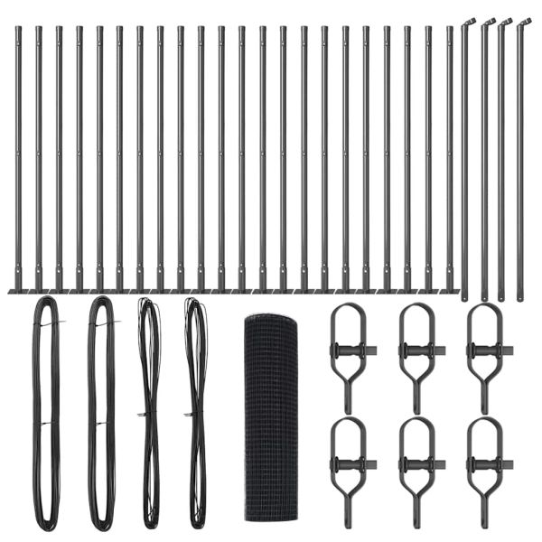 Стълб за ограда. Сиво