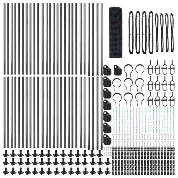 Стълб за ограда. Сиво