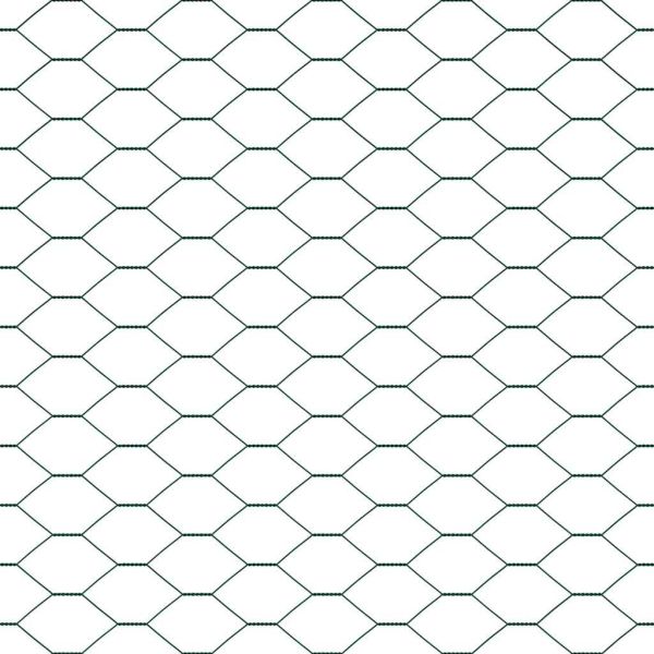 Шестоъградно ограждение с кол 10 x 0,4 m ПВЦ-обработена стомана