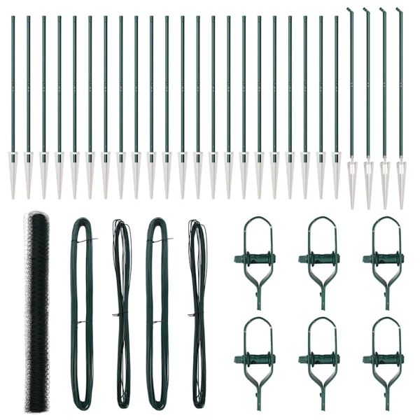 Стълб за ограда. Зелено