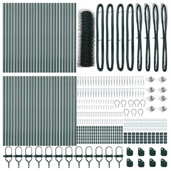 Стълб за ограда. Зелено