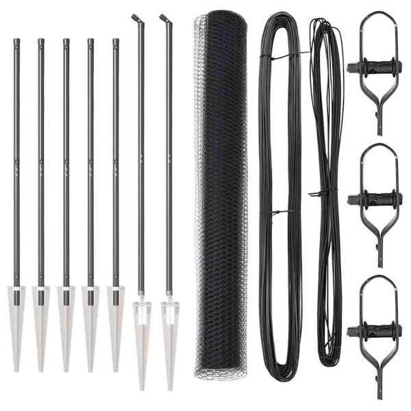 Стълб за ограда. Сиво