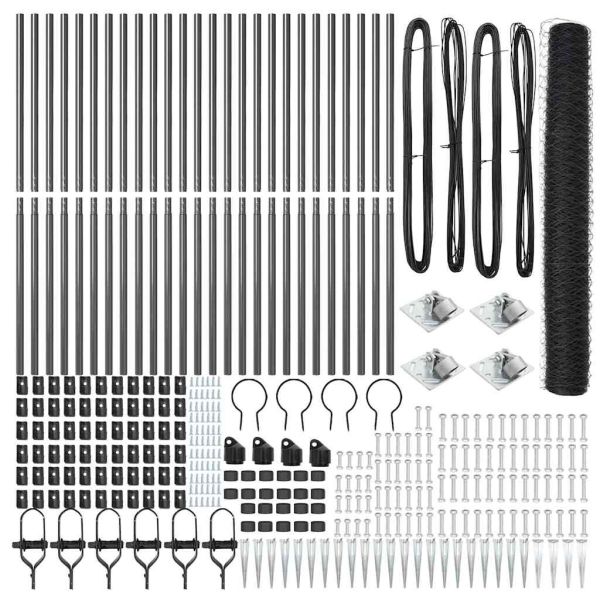 Стълб за ограда. Сиво