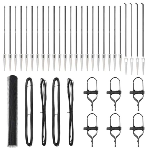 Стълб за ограда. Сиво