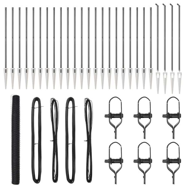 Стълб за ограда. Сиво