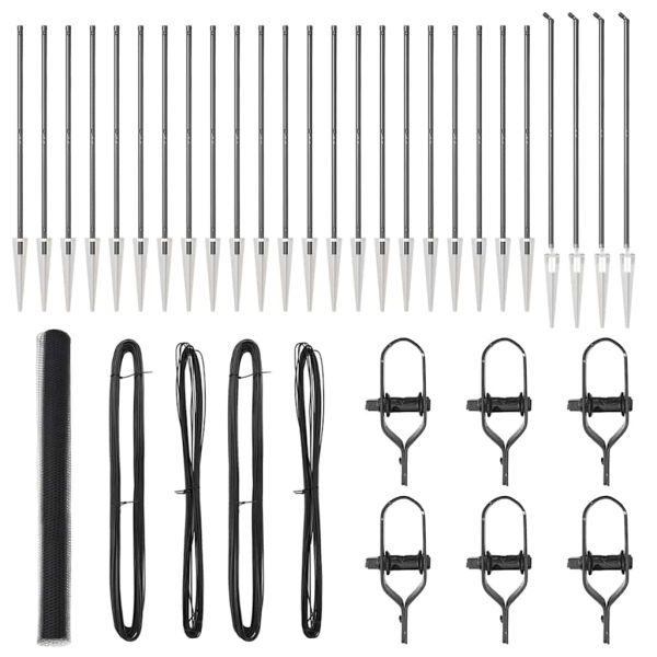 Стълб за ограда. Сиво