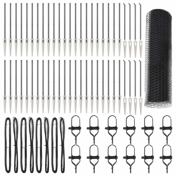 Стълб за ограда. Сиво