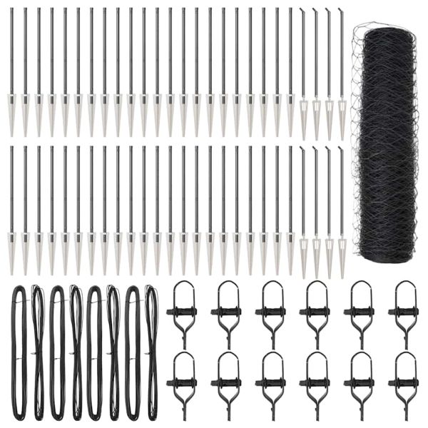 Стълб за ограда. Сиво