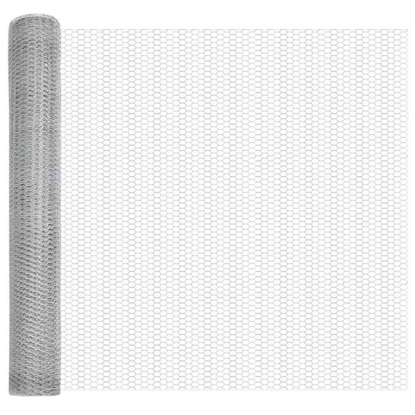 Стълб за ограда. Сребристо