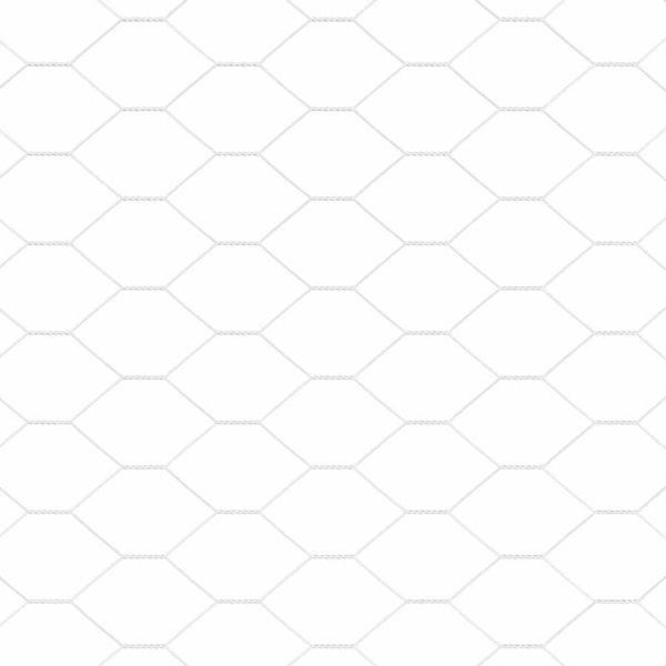 Шестоъградно ограждение с кол 100 x 0,5 м Поцинкована стомана