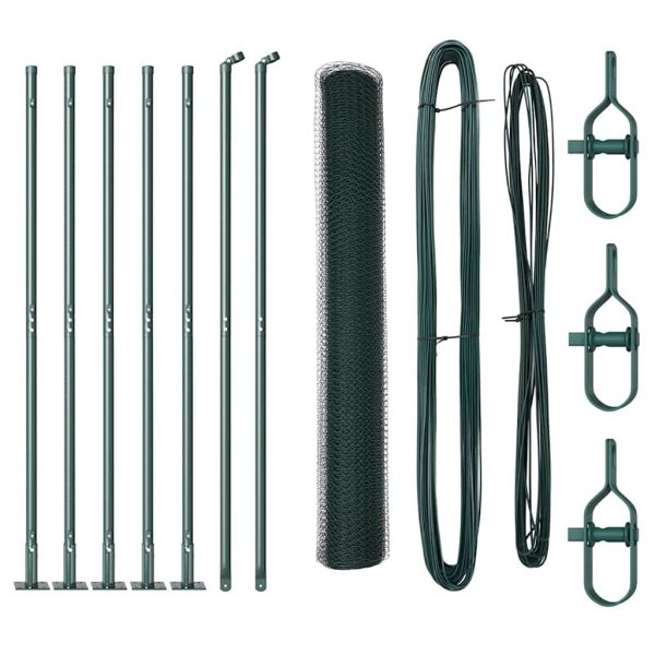 Стълб за ограда. Зелено