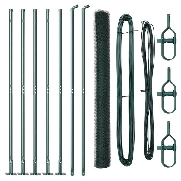 Стълб за ограда. Зелено