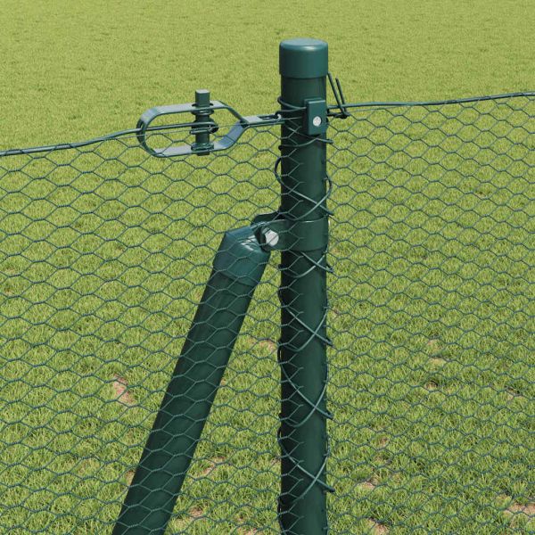 Стълб за ограда. Зелено