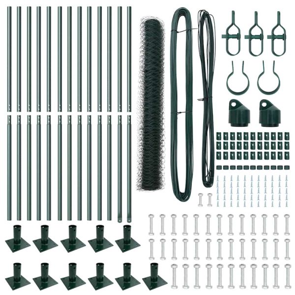 Стълб за ограда. Зелено