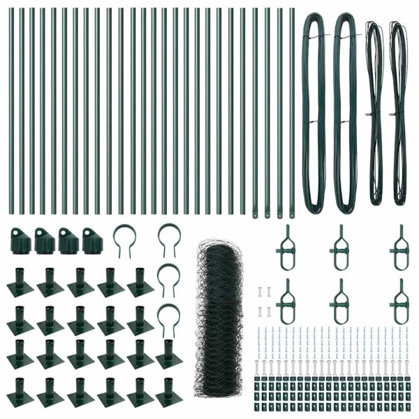 Стълб за ограда. Зелено