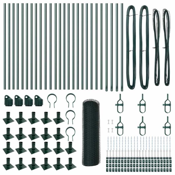 Стълб за ограда. Зелено