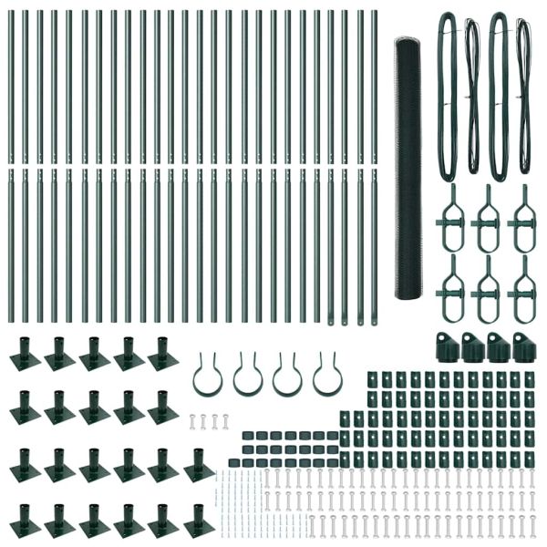 Стълб за ограда. Зелено