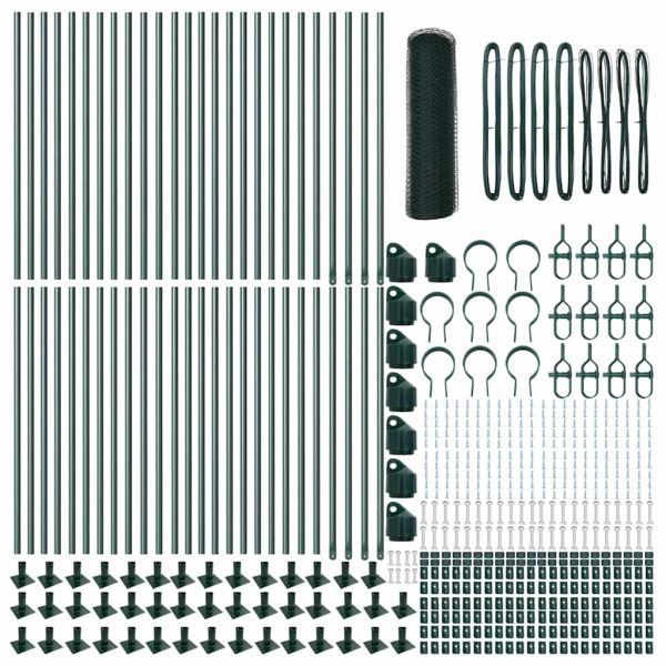Стълб за ограда. Зелено