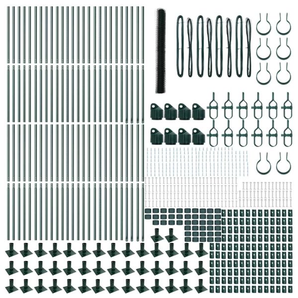 Стълб за ограда. Зелено