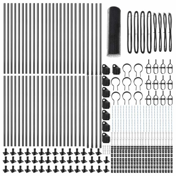 Стълб за ограда. Сиво