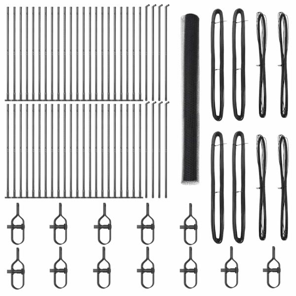 Стълб за ограда. Сиво