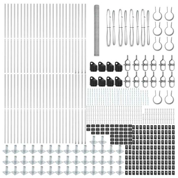 Стълб за ограда. Сребристо