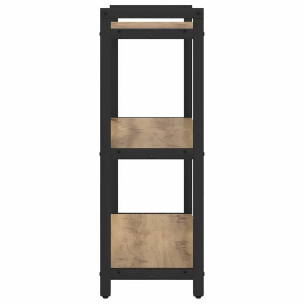 Рафт за книги 60 x 30 x 85 cm Инженерна дървесина Дъб