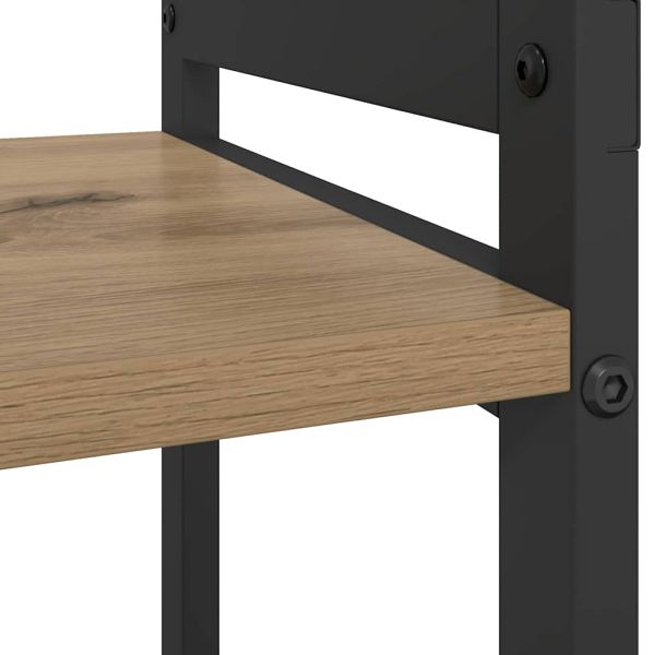 Рафт за книги 60 x 30 x 85 cm Инженерна дървесина Дъб
