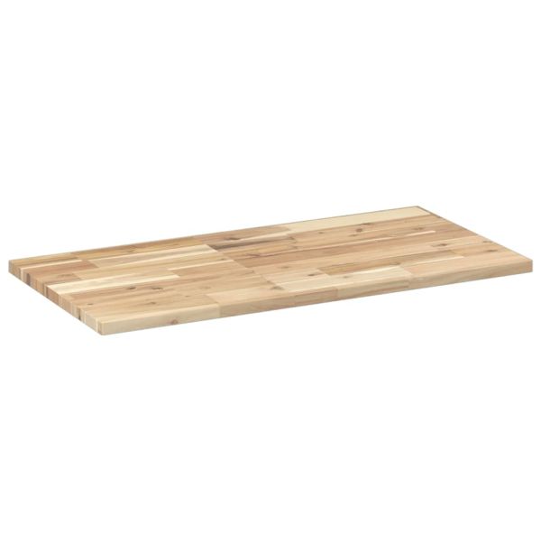 Плот за баня, необработен, 100x40x2 см, масивно дърво акация