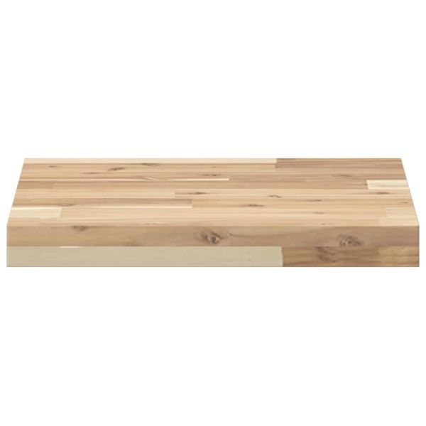 Плот за маса квадратен 40x40x4 см масивна акация