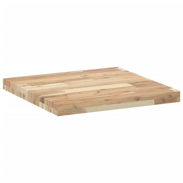 Плот за маса квадратен 50x50x4 см масивна акация