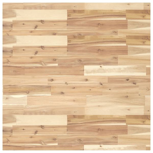 Плот за маса квадратен 80x80x4 см масивна акация